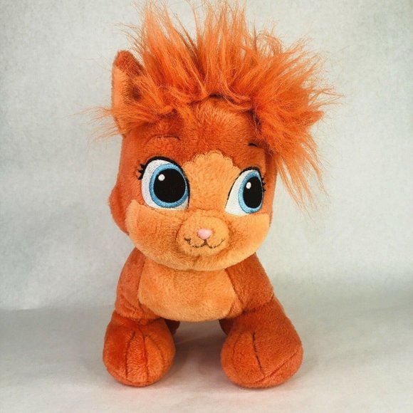 Build A Bear Disney Palace Pets Aurora Plush Orange Treasure Cat Ariel Stuffed - Picture 3 of 12